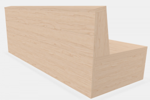 Achterzijde dicht timmeren