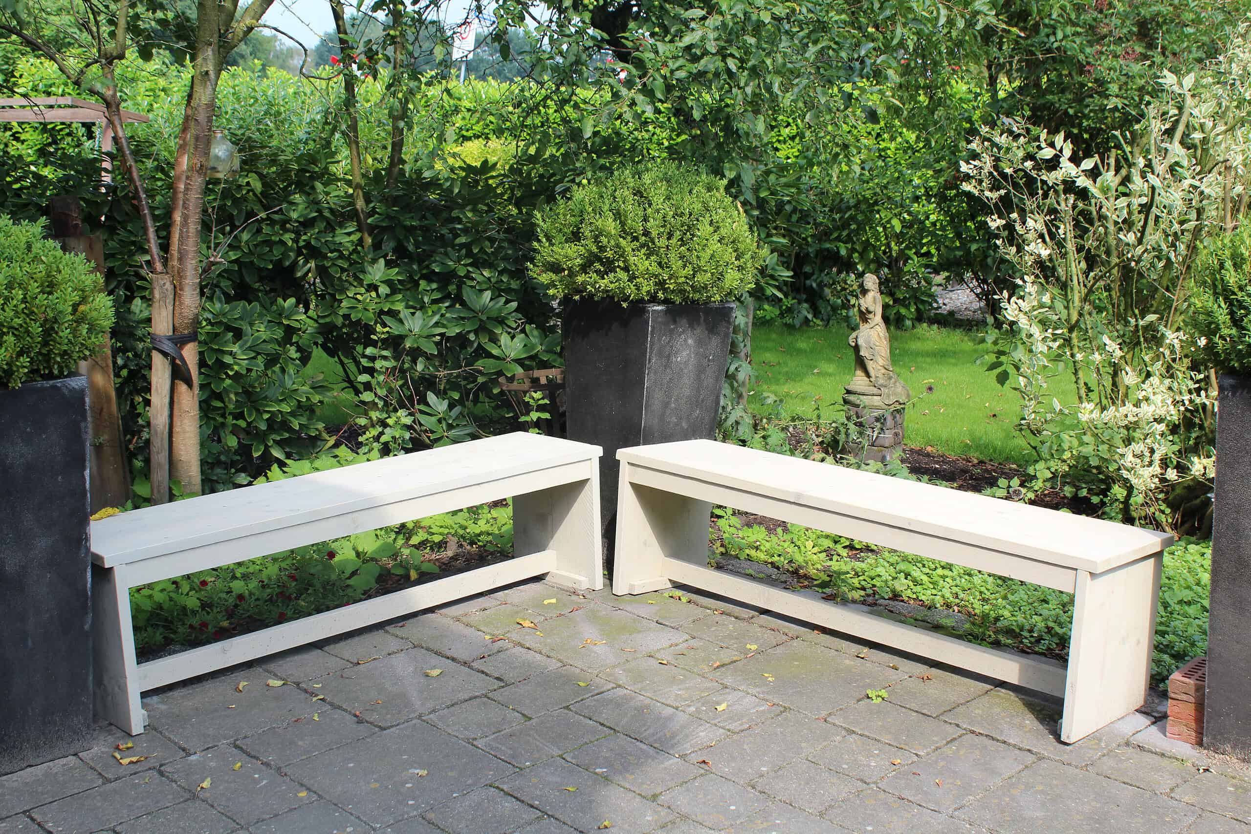 Steigerhout bankje - Steigerhouten Meubelen