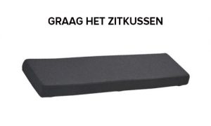 Ja, graag een 5cm dik zitkussen