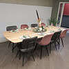 Deens ovale eiken tafel.