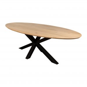 Eetkamertafel ovaal.