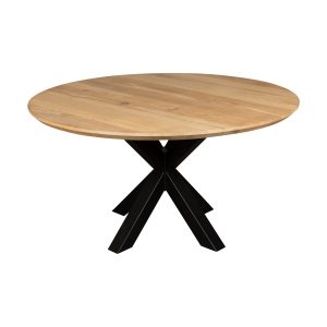 Eettafel rond.