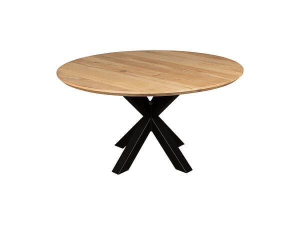 Eettafel rond.