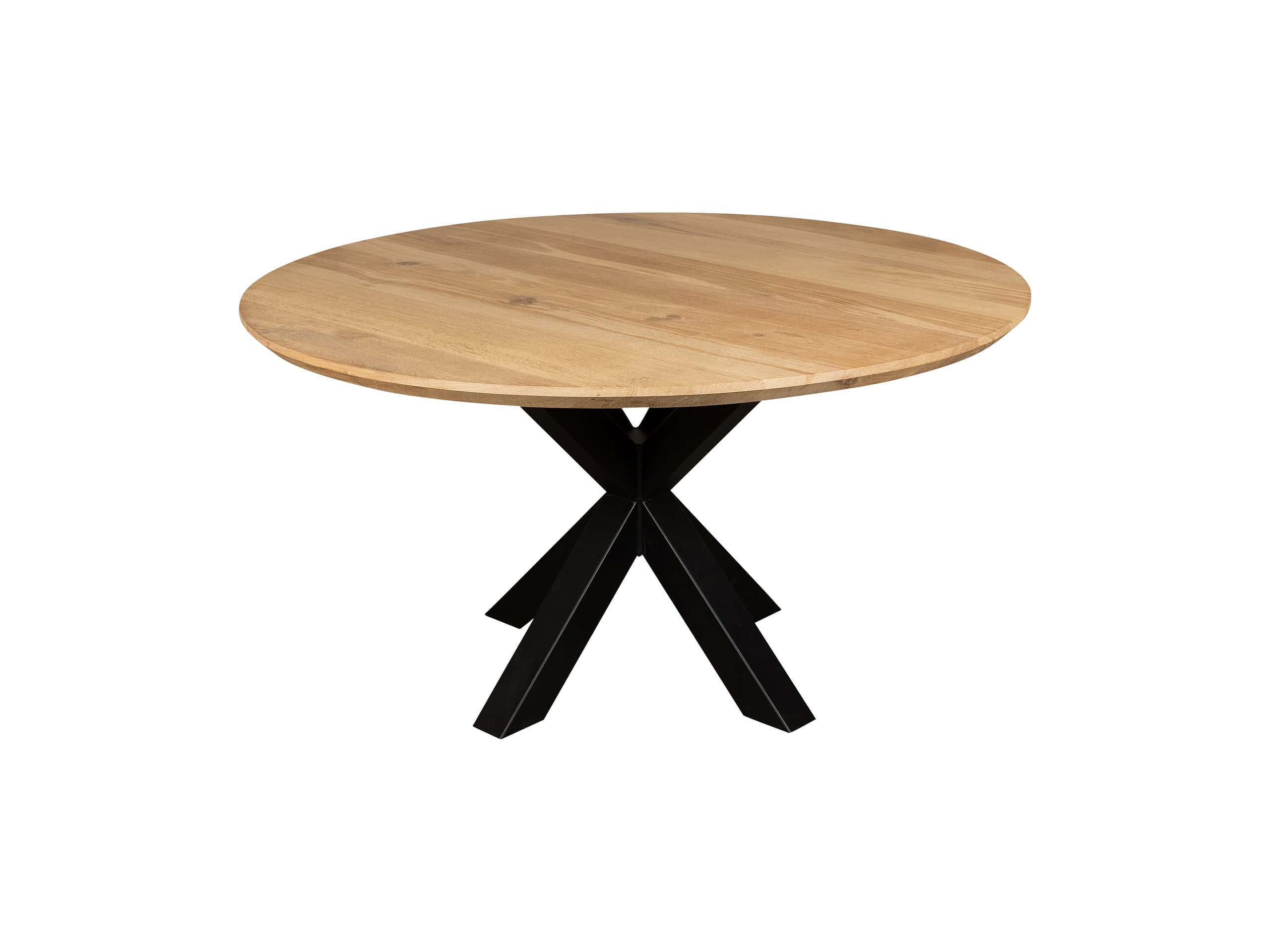 Ronde tafel personen stel je zelf samen! 100 tot 160cm rond mogelijk!