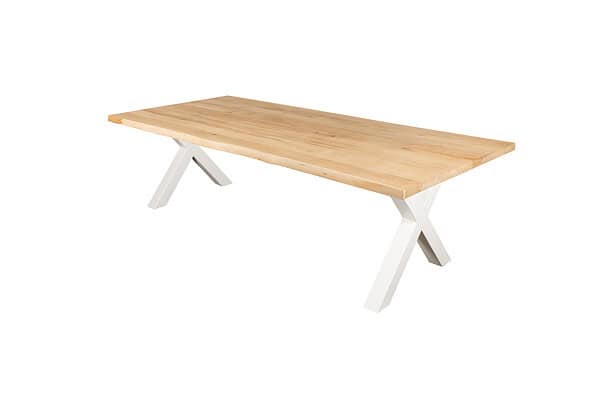 Eiken boomstam tafel.