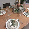Eiken tafel ovaal.