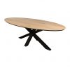 Ovaal tafel.