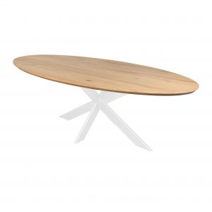 Ovale eettafel 300 cm.