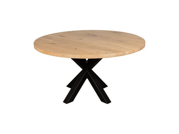 Ronde eettafel.