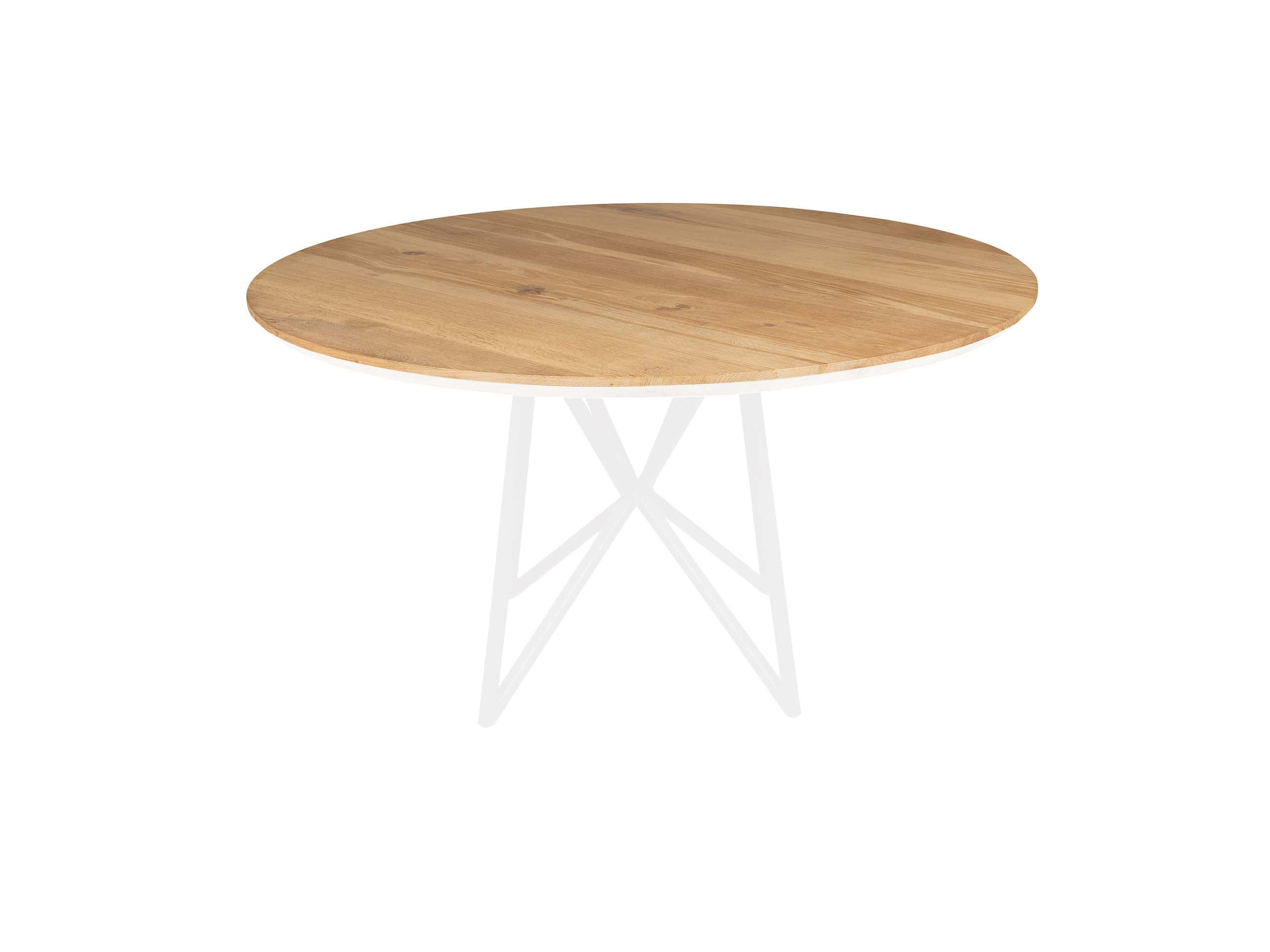 Ronde tafel personen stel je zelf samen! 100 tot 160cm rond mogelijk!