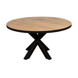 Ronde eettafel hout.