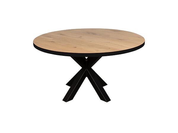 Ronde eettafel hout.