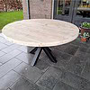 Ronde houten tuintafel