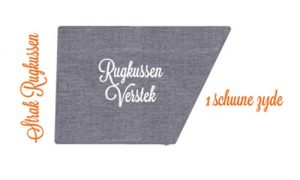 Ongelijke zijde (voor hoekbanken)