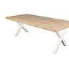 Steigerhout tafel buiten.