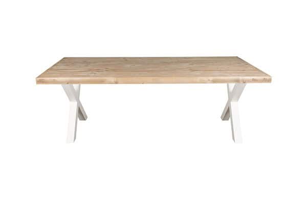 Steigerhout tafel buiten.