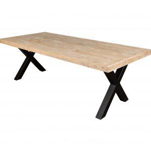 Steigerhouten eettafel.