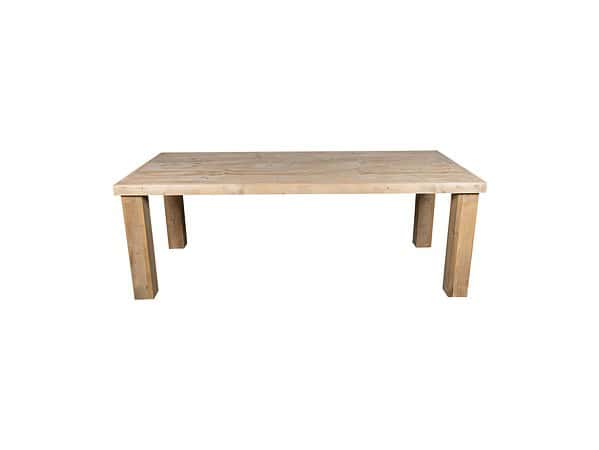 Steigerhouten tafel.