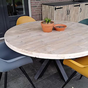 Tuintafel rond