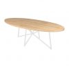 eiken tafel ovaal.