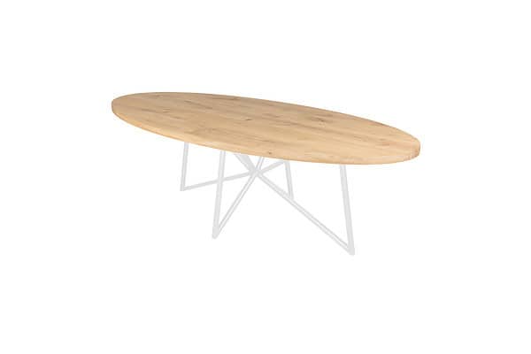 eiken tafel ovaal.