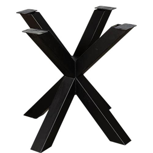 Een dubbel kruisonderstel met kokers 8x8cm