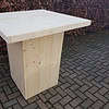 Steigerhouten bartafel.