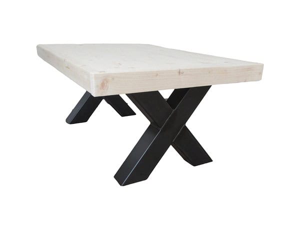 Steigerhouten salontafel.