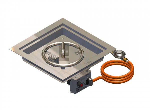 Gofire M 40x40cm RVS