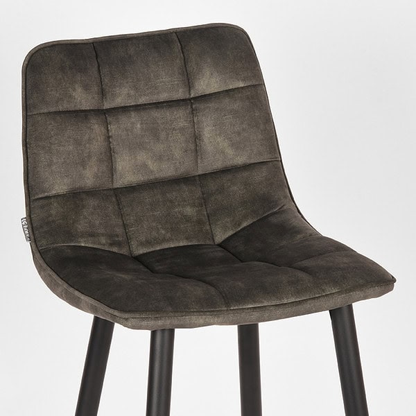 LABEL51 Barkruk Jelt - Hunter - Velours - Afbeelding 6
