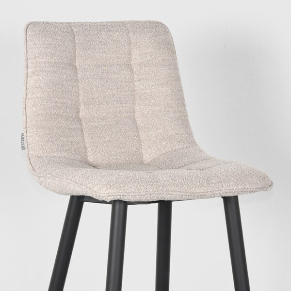 LABEL51 Barkruk Jelt - Naturel - Boucle - Zithoogte 78 - Afbeelding 5