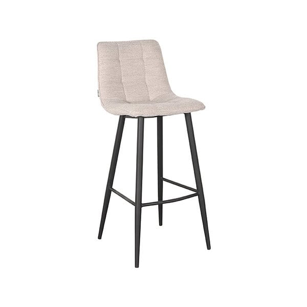 LABEL51 Barkruk Jelt - Naturel - Boucle - Zithoogte 78 - Afbeelding 2