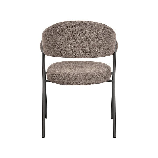 LABEL51 Eetkamerstoel Lowen - Bruin - Boucle - Afbeelding 4