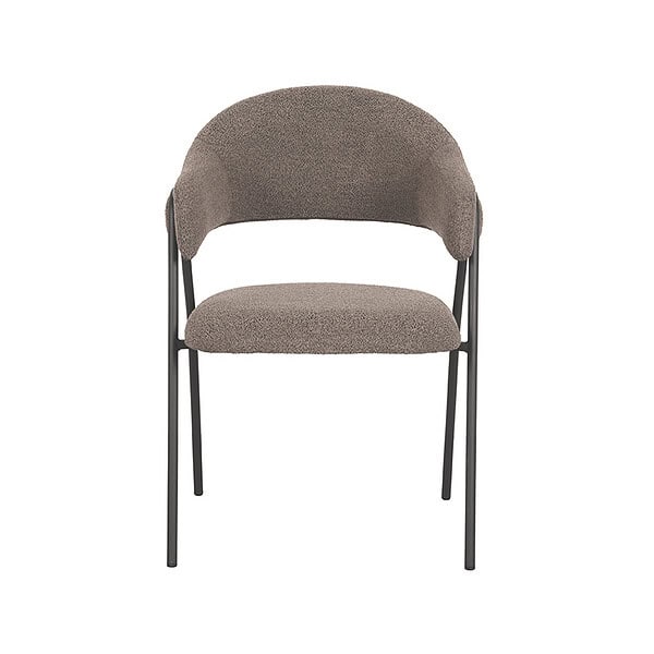 LABEL51 Eetkamerstoel Lowen - Bruin - Boucle - Afbeelding 2