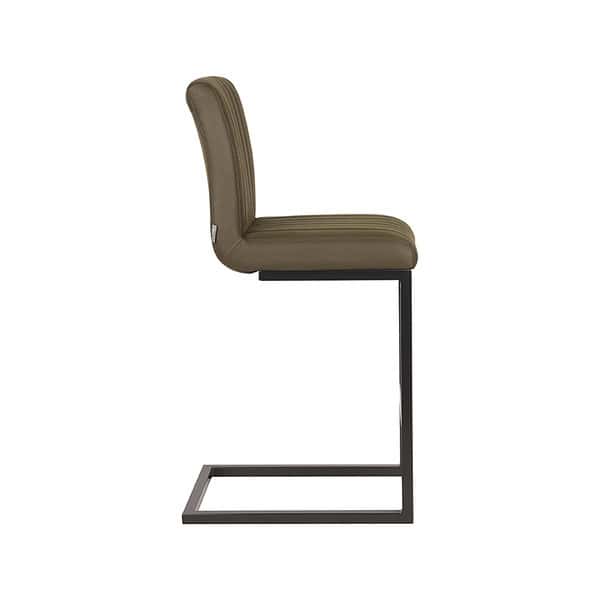 LABEL51 Barkruk Milo - Army green - Microfiber - Afbeelding 4