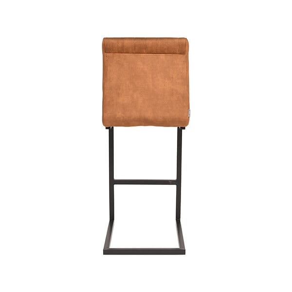 LABEL51 Barkruk Milo - Oker - Velours - Afbeelding 5