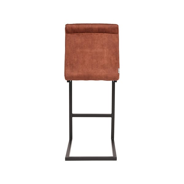 LABEL51 Barkruk Milo - Rust - Velours - Afbeelding 5