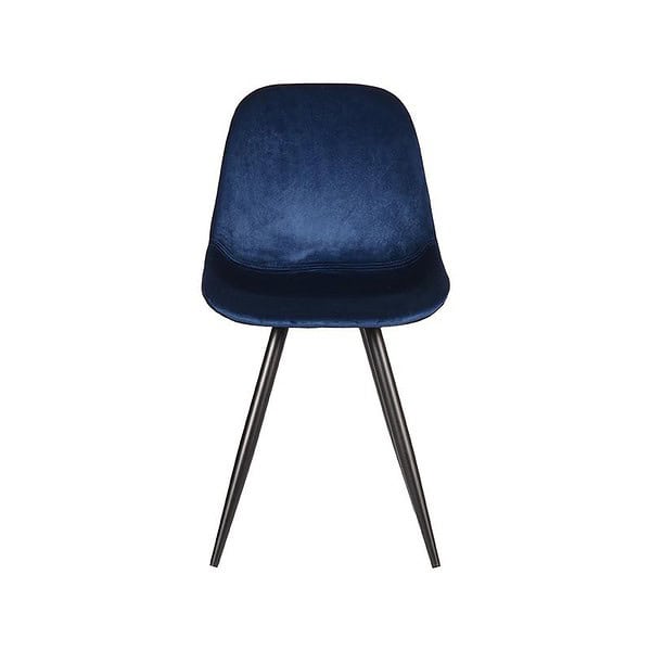 LABEL51 Eetkamerstoel Capri - Blauw - Fluweel - Afbeelding 2