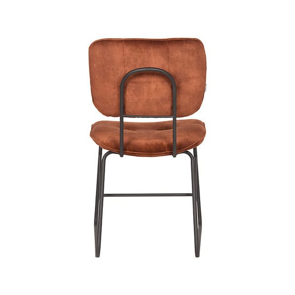 LABEL51 Eetkamerstoel Dez - Rust - Velours - Afbeelding 4