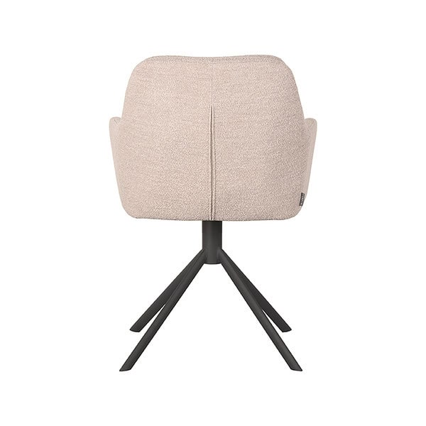 LABEL51 Eetkamerstoel Joy - Naturel - Boucle - Afbeelding 5