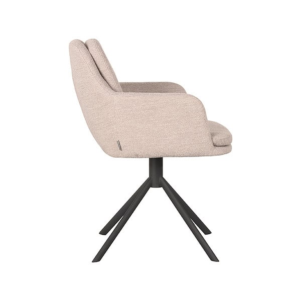 LABEL51 Eetkamerstoel Joy - Naturel - Boucle - Afbeelding 4