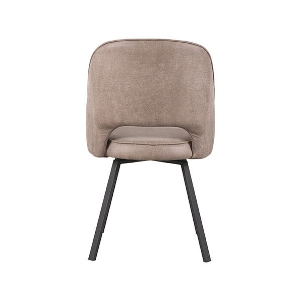 LABEL51 Eetkamerstoel Lewis - Taupe - Micro Suede - Afbeelding 5