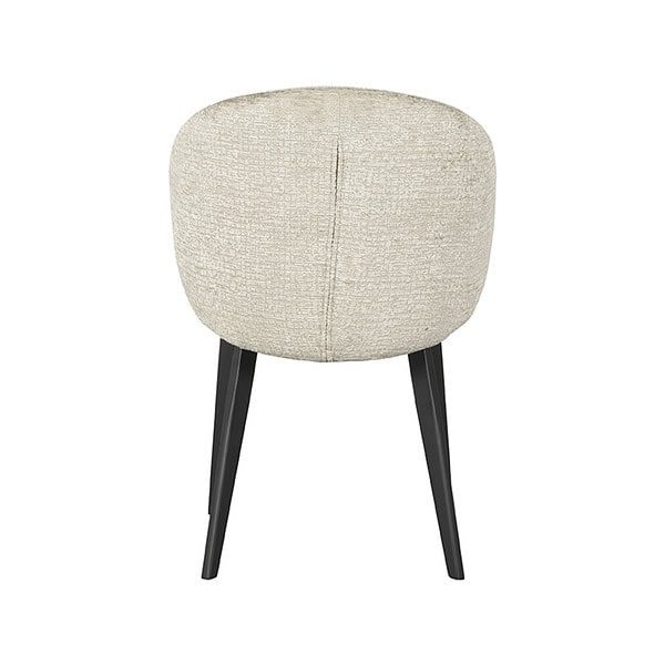 LABEL51 Eetkamerstoel Logan - Beige - Fluweel - Afbeelding 4