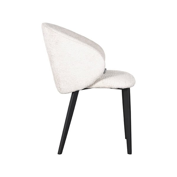 LABEL51 Eetkamerstoel Logan - Crème - Micro Suede - Afbeelding 3