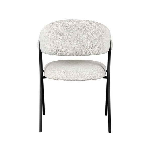 LABEL51 Eetkamerstoel Lowen - Ivory - Boucle - Afbeelding 4