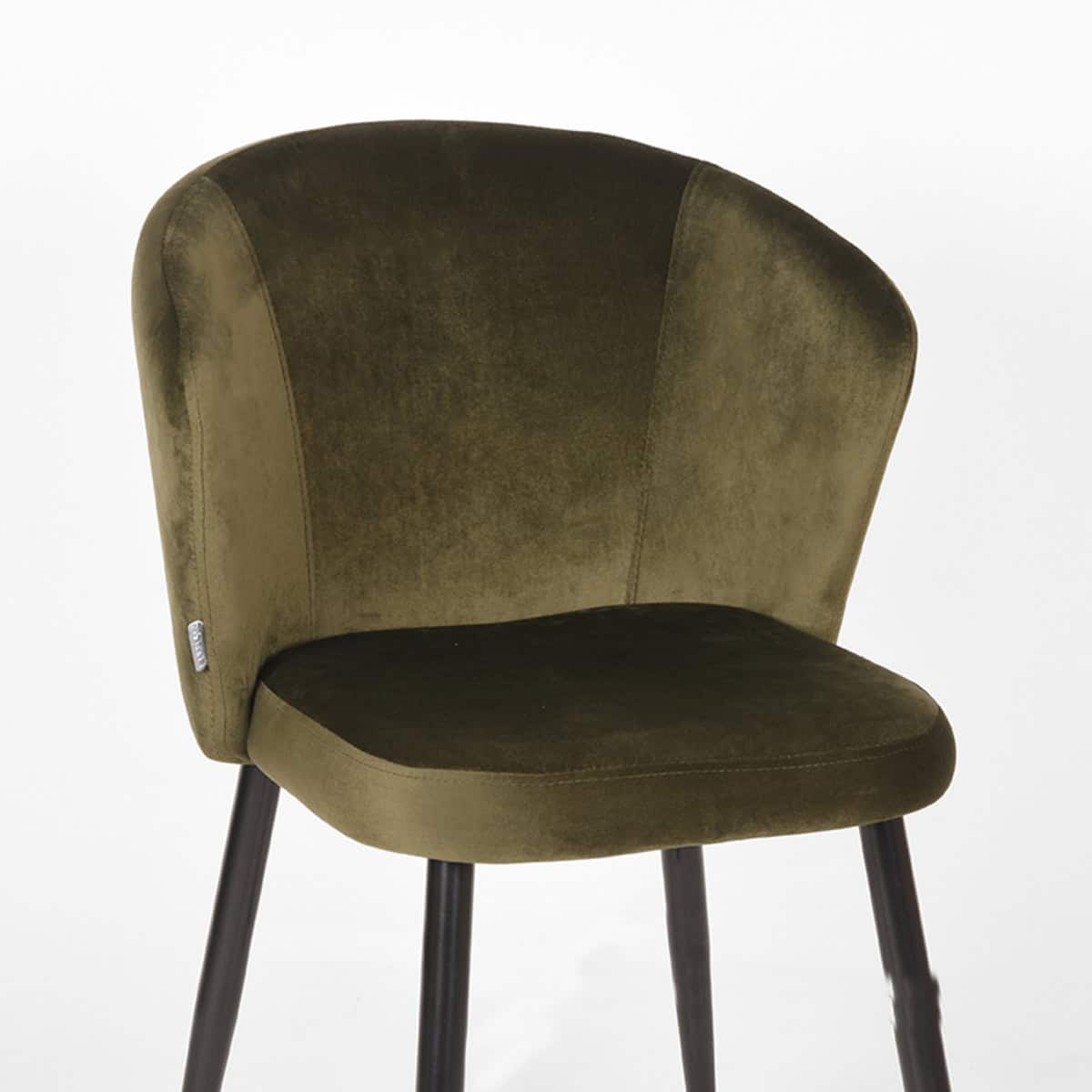 Army green - fluweel