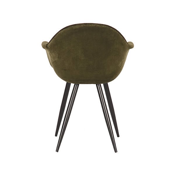 LABEL51 Eetkamerstoel Forli - Army green - Fluweel - Afbeelding 4