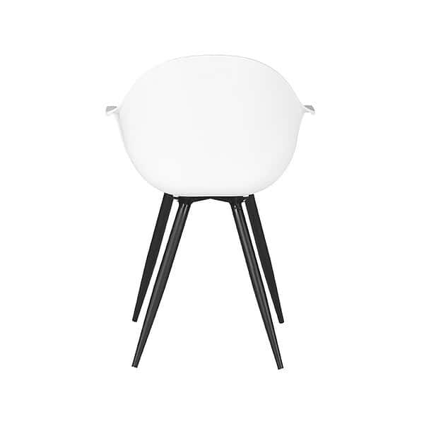 LABEL51 Eetkamerstoel Luca - Wit - Kunststof - Afbeelding 4
