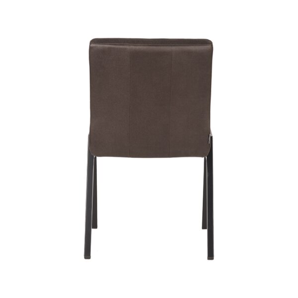 LABEL51 Eetkamerstoel Matz - Antraciet - Microfiber - Afbeelding 5