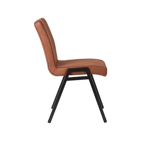 LABEL51 Eetkamerstoel Matz - Cognac - Microfiber - Afbeelding 4